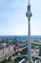 Image showing berlin skyline television tower