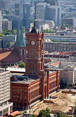 Image showing berlin rotes rathaus