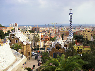 Image showing Park Guell ,Barcelona,Spain