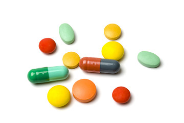 Image showing Colorful pills