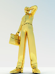 Image showing Golden Businessman 