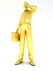 Image showing Golden Businessman 