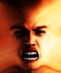 Image showing Angry Skin Face 