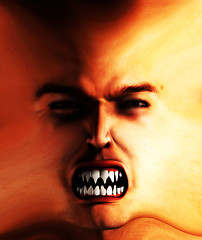 Image showing Angry Skin Face 