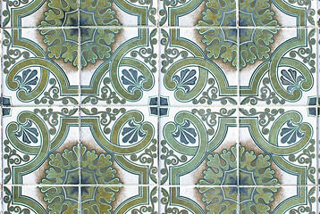 Image showing Portuguese glazed tiles 184