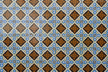 Image showing Portuguese glazed tiles 191
