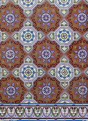 Image showing Portuguese glazed tiles 198