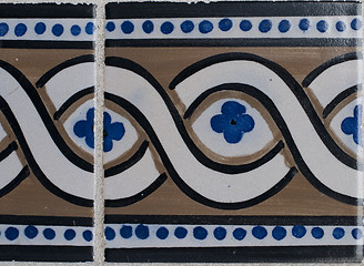 Image showing Portuguese glazed tiles 202