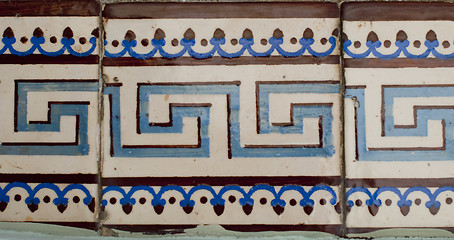 Image showing Portuguese glazed tiles 207