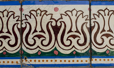 Image showing Portuguese glazed tiles 209