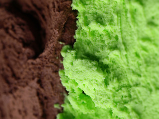 Image showing Mint chocolate ice cream