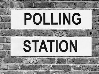 Image showing Polling station