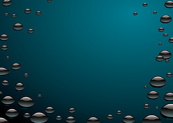 Image showing Oil slick water surface