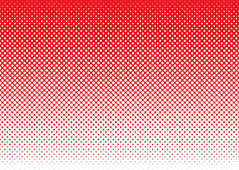 Image showing halftone abstract background red