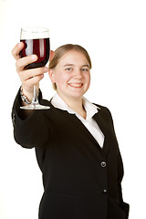 Image showing young business woman