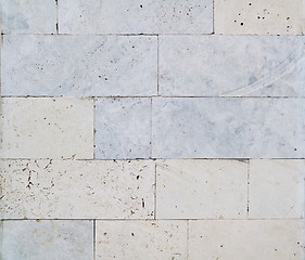Image showing Gray marble tiling texture