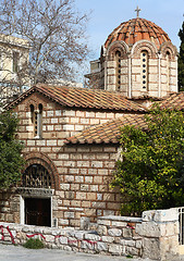 Image showing Byzantine Orthodox Church in Athens