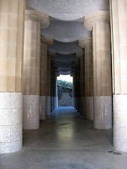 Image showing Park Guell ,barcelona,spain