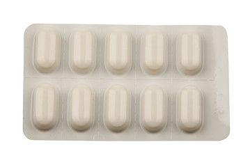 Image showing Blister with pills