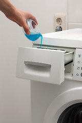 Image showing Dispenser of washing machine