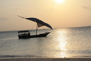 Image showing Zanzibar boat