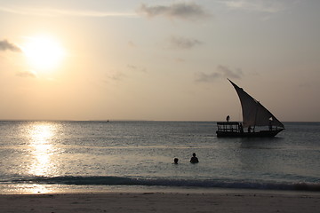 Image showing Zanzibar boat