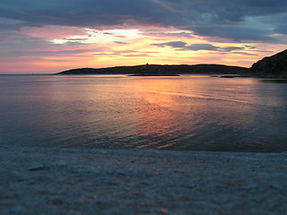 Image showing sunset