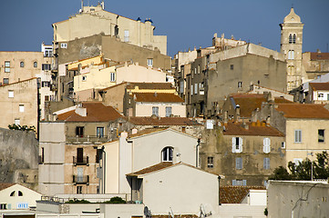 Image showing medieval architecture citadel bonifacio corsica