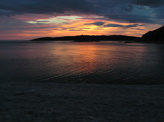 Image showing sunset