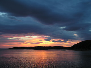 Image showing sunset