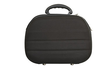 Image showing black handbag, modern luggage