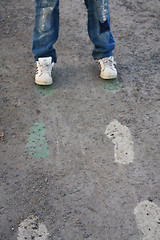 Image showing Footprints