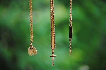 Image showing necklaces