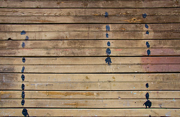 Image showing Old wooden plank background