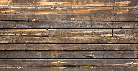 Image showing Old wooden plank background