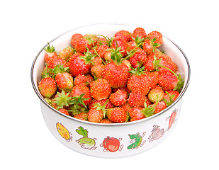 Image showing Strawberries in the bowl