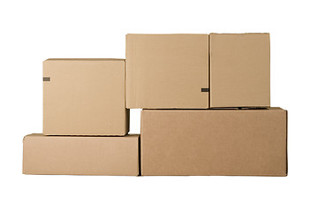 Image showing cardboard boxes