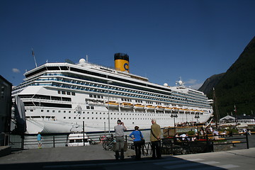 Image showing Cruiseship visiting Rauma