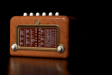 Image showing Vintage radio