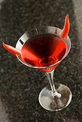 Image showing Devil Martini