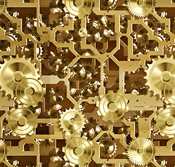 Image showing cogs and clockwork machinery