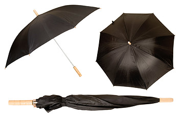 Image showing black umbrella