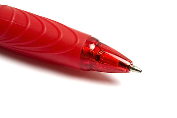 Image showing Red pen closeup