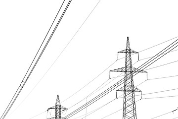 Image showing High voltage B/W