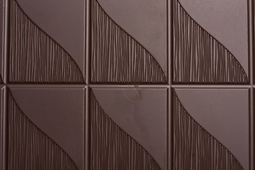 Image showing Delicious dark chocolate background