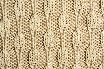 Image showing Knitted textured background