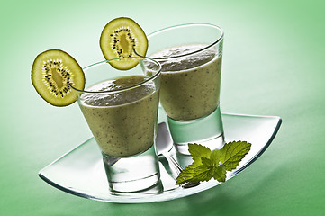 Image showing Kiwi smoothie