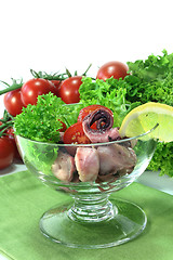 Image showing Octopus salad