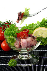 Image showing Octopus salad