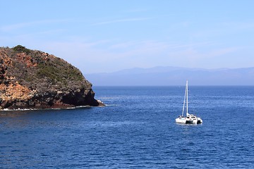 Image showing Bay Sailboat